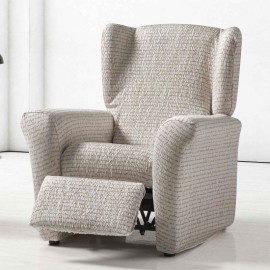 Housse de fauteuil Relax Lettres Sable