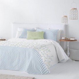 Couette Bouti Réversible Cyntia bleu