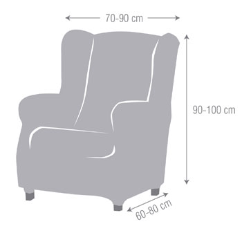 Housse pour fauteuil à oreilles Jara