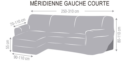 Méridienne gauche courte